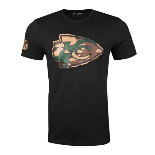 Bild von New Era Shirt - NFL Kansas City Chiefs in Schwarz und Wood Camo