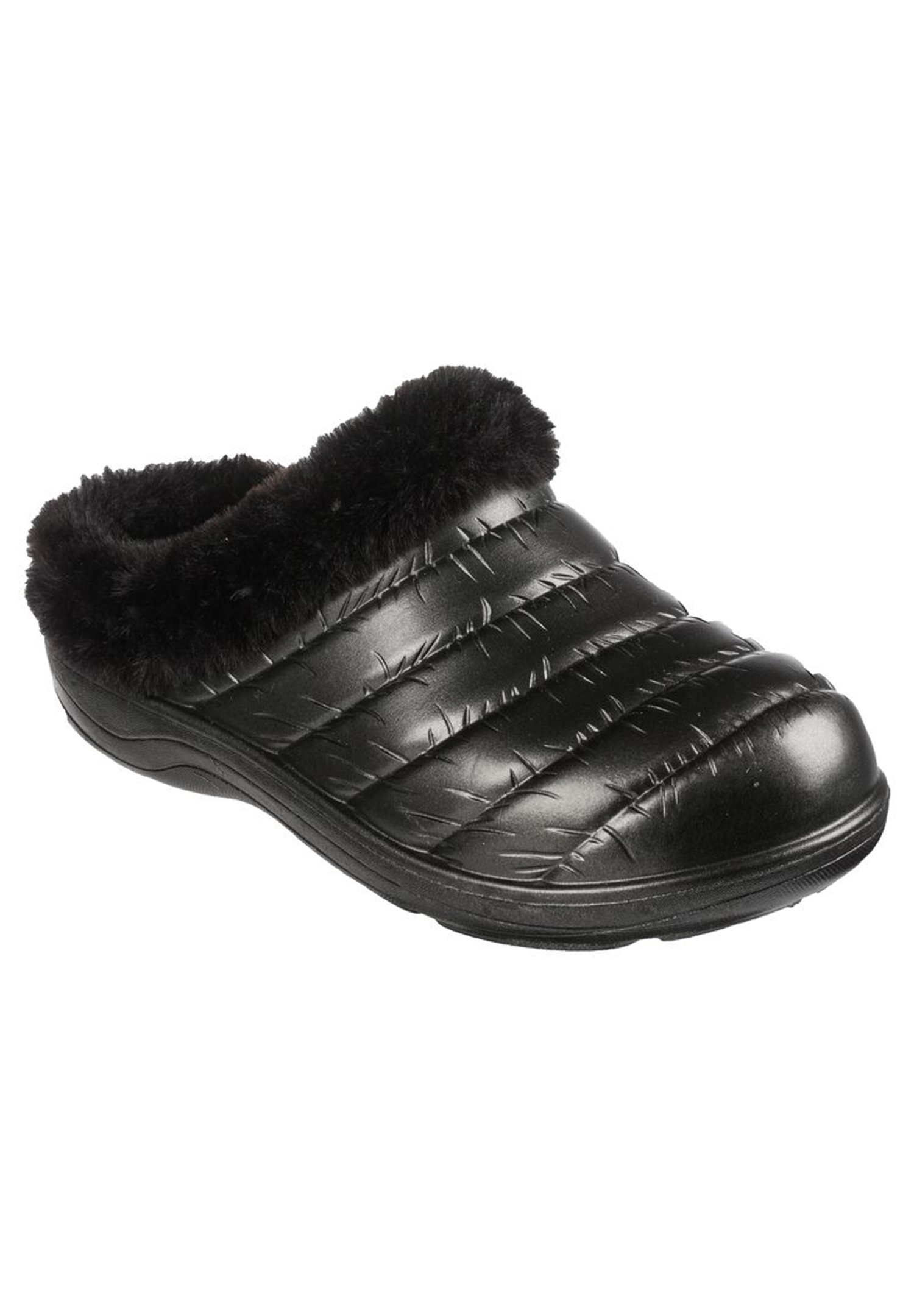 Bild von Skechers Damen Cozy Camper Glamping Hausschuhe Pantoffeln gefüttert 111356 schwa...