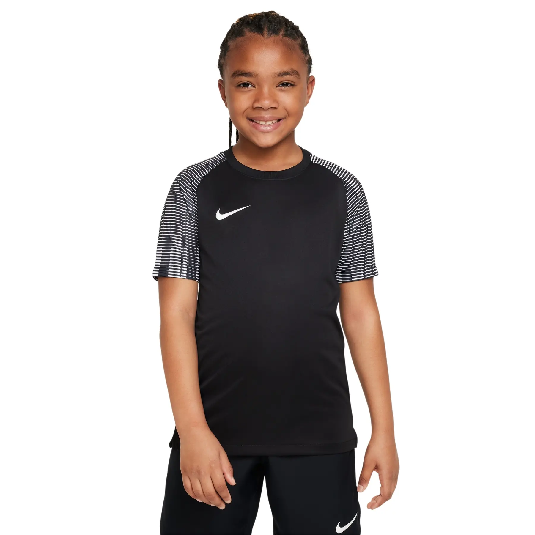 Bild von NIKE Dri-FIT Academy Fußballtrikot Kinder black/white/white L (147-158 cm)