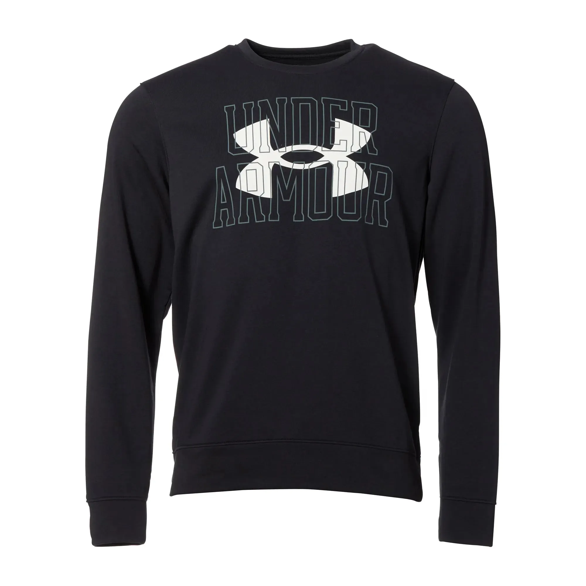 Bild von Under Armour, Herren, Pullover, UA Rival Terry Logo Crew Herren Sweatshirt schwarz 1370391 001, Schwarz, (M)