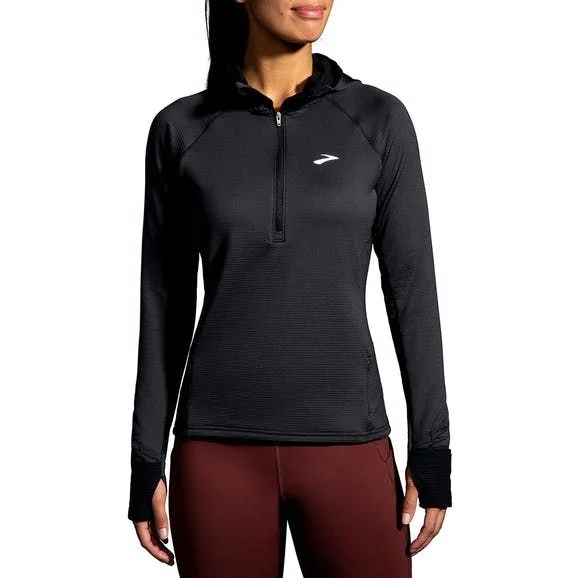 Bild von brooks notch thermal hoodie 2 0 schwarz damen