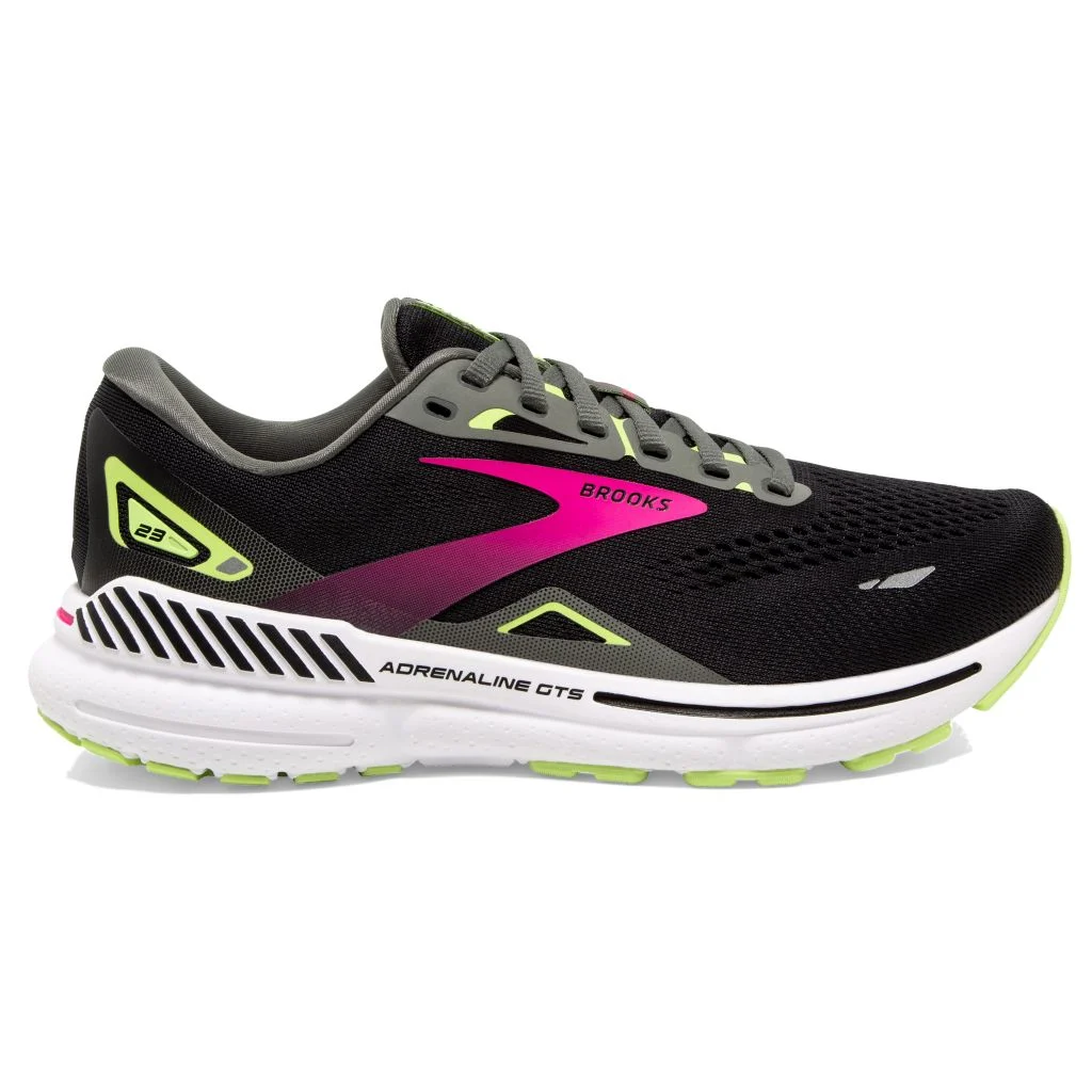 Bild von Brooks Damen Adrenaline Gts 23 Sneaker, Black Gunmetal Sharp Green, 38 EU