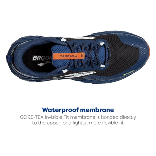 Bild von Brooks Cascadia 17 GTX Herren (Schwarz 12 US, 46 EU) Laufschuhe