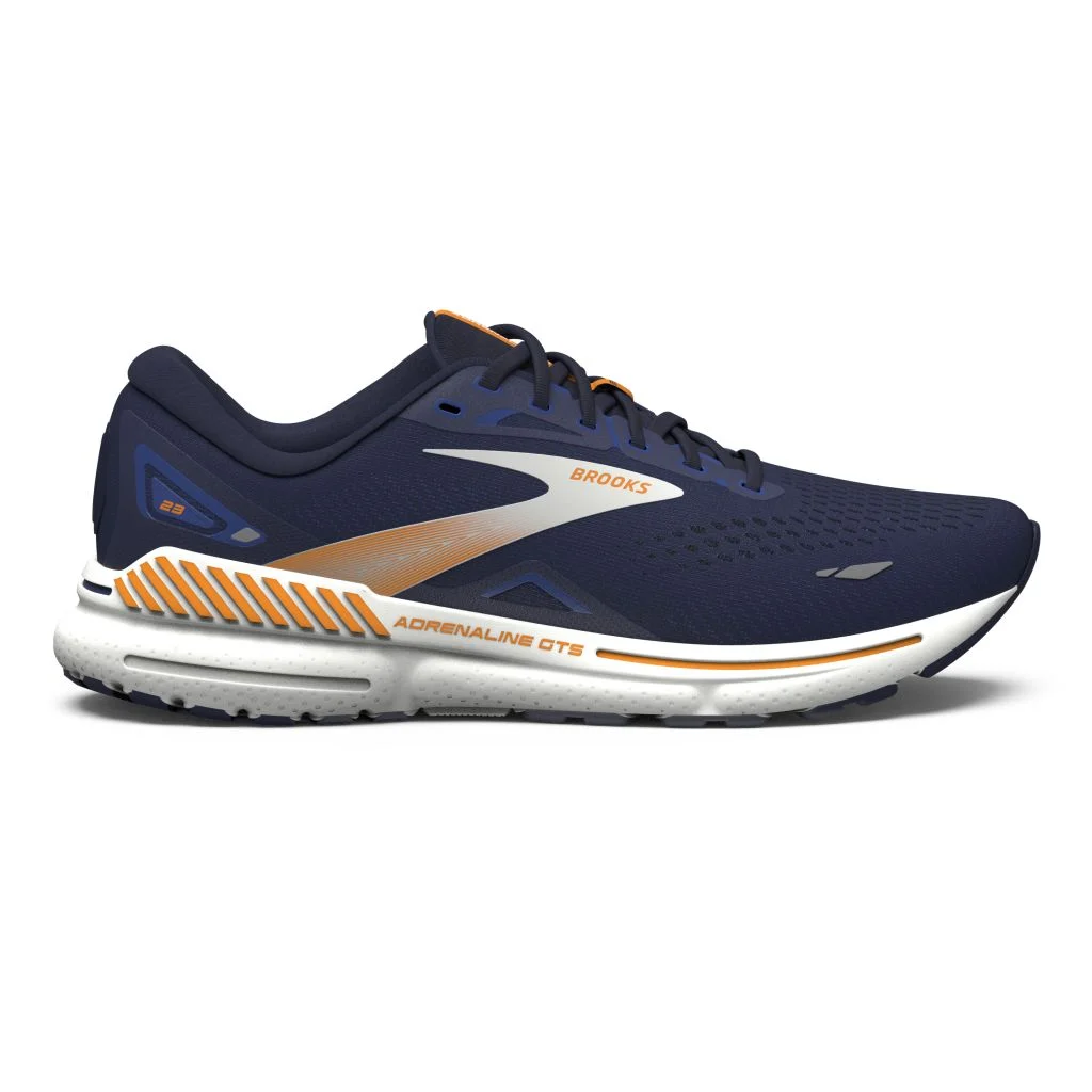 Bild von BROOKS Herren Adrenaline Gts 23 Sneaker, Peacoat/Ultramarina/Orange, 42.5 EU
