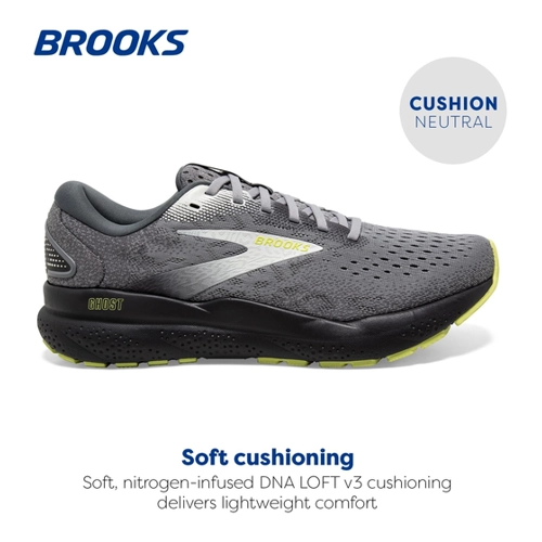 Bild von Brooks Ghost 16 Herren (Schwarz 9,5 43 EU) Laufschuhe