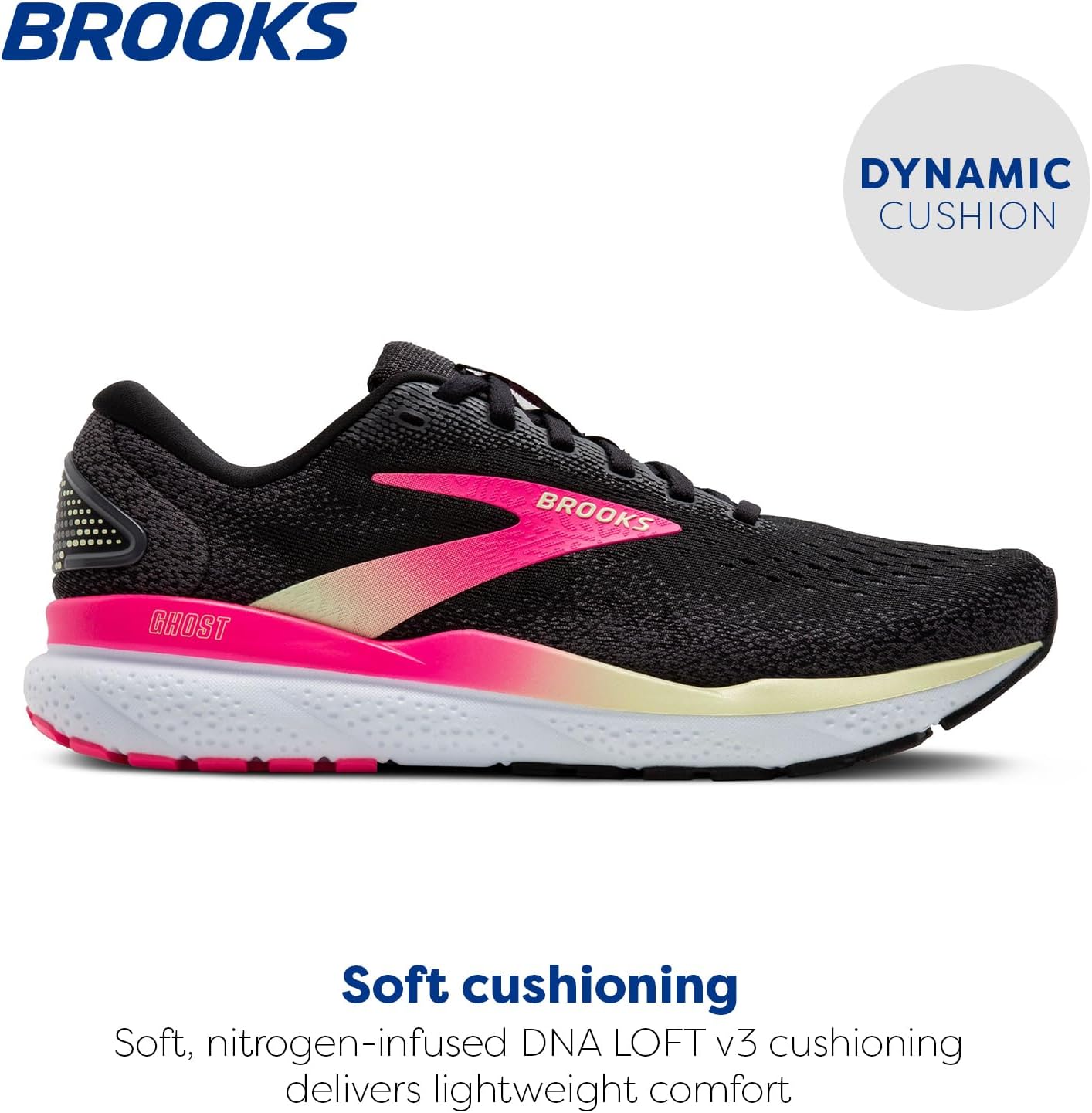 Bild von Brooks Damen Ghost 16 Sneaker, Blue Pink Moroccan Blue, 42 EU