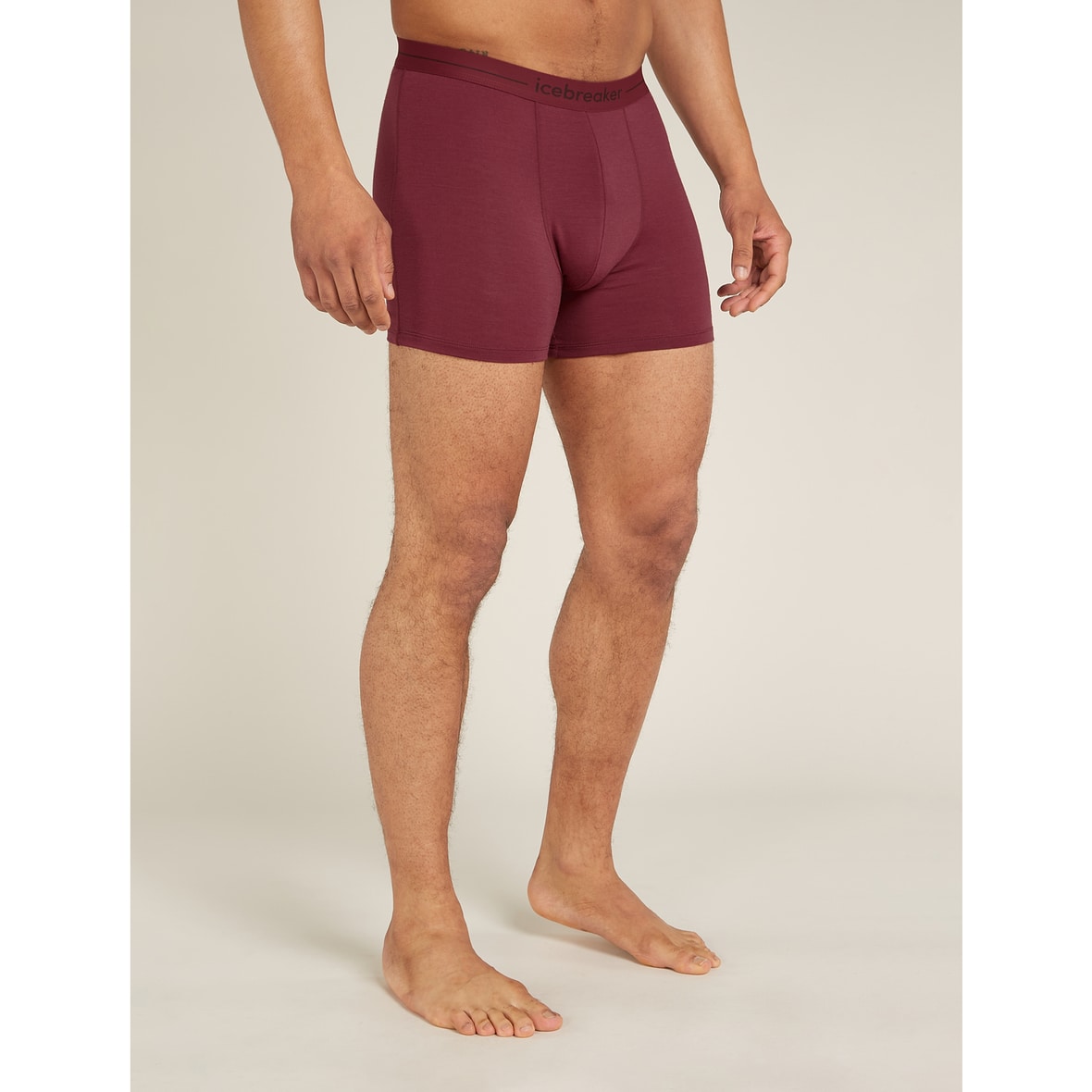 Bild von Icebreaker Men Merino 125 Cool-Lite Anatomica Boxers Herren (Dunkelrot S) Expeditionsbekleidung