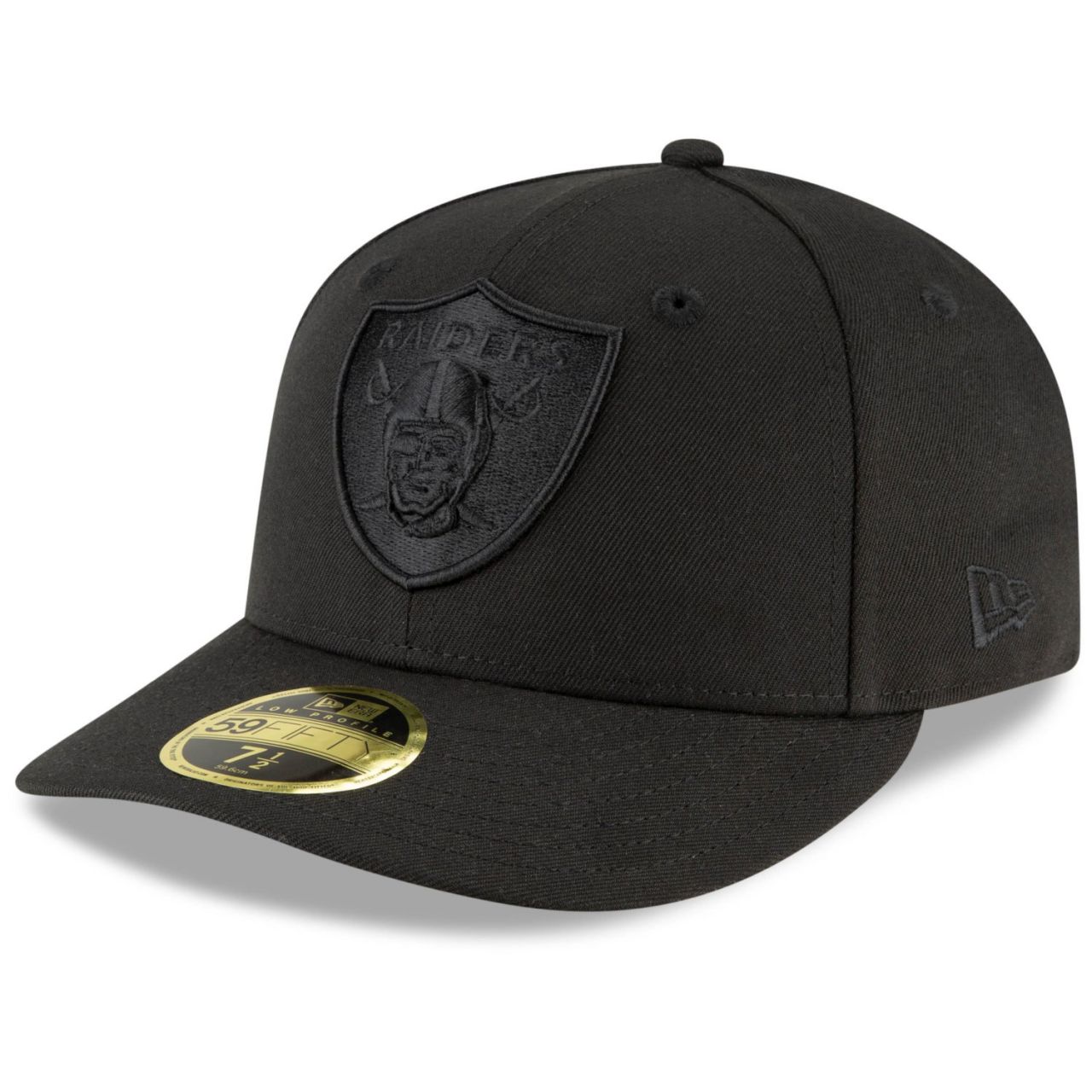 Bild von New Era, Herren, Cap, 59Fifty Low Profile Las Vegas Raiders, Schwarz, (7 1/4)
