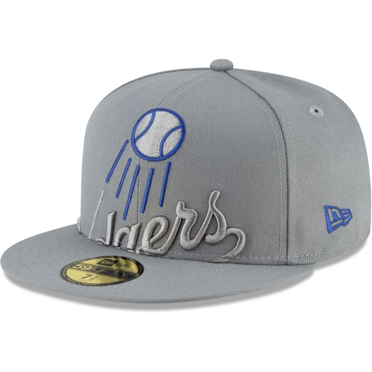 Bild von New Era, Herren, Cap, 59Fifty Fitted Cap - STORM Brooklyn Dodgers - 7, Grau, (7)
