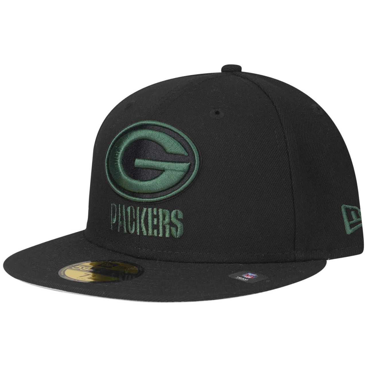 Bild von New Era, Herren, Cap, 59Fifty Green Bay Packers, Schwarz, (7 3/8)