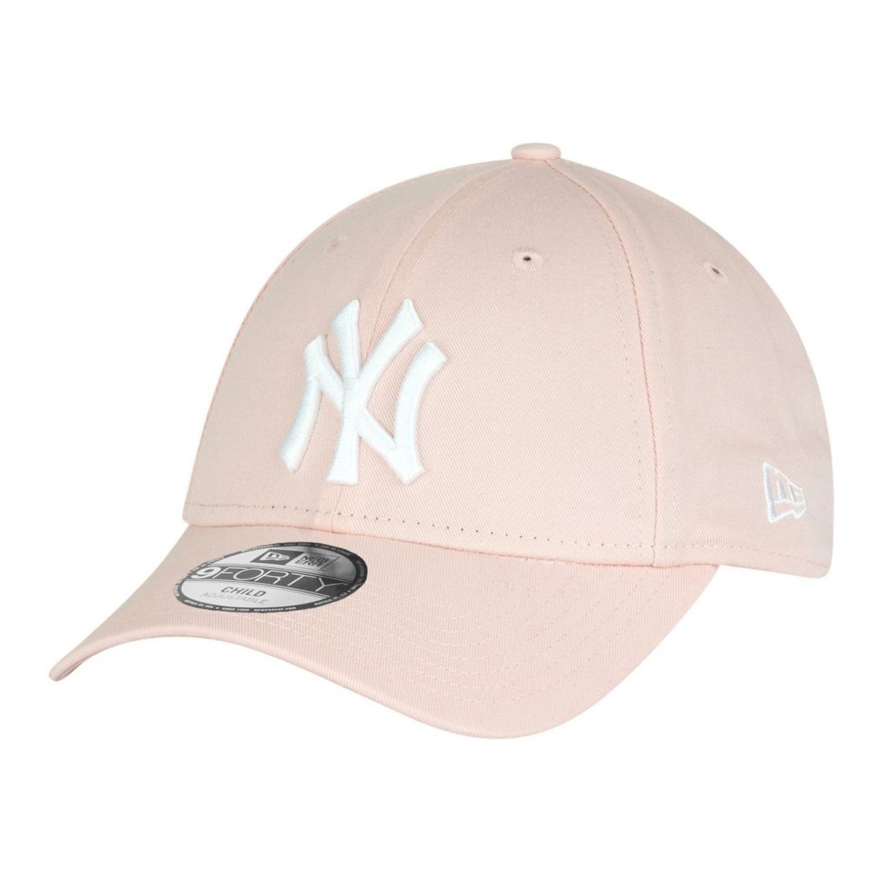 Bild von New Era Neue Ära Kinder New York Yankees League Essentials 9Forty Cap Hut - rosa - 4-6 Jahre One Size