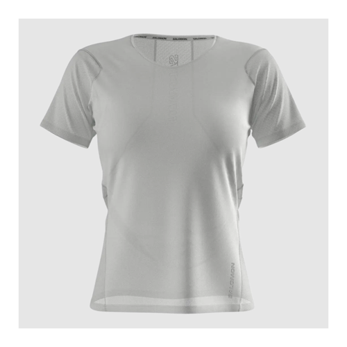 Bild von Salomon SENSE AERO SS TEE Damen Laufshirt - Weiß, Gr. S