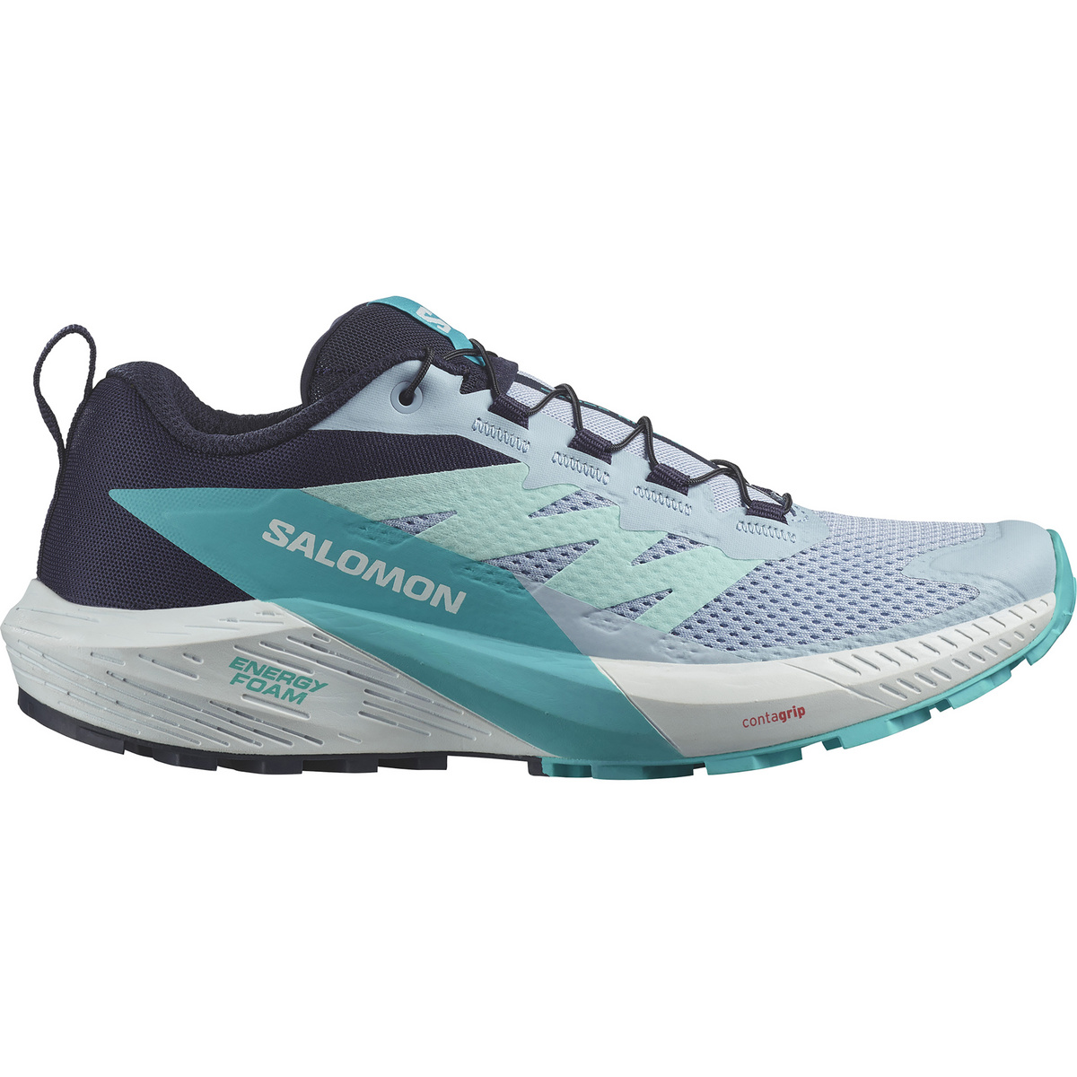 Bild von Salomon Damen Sense Ride 5 Weißes Cashmere, Vielseitige Wanderschuhe für Komfort, Ideal für Wandern und Trailrunning bei Outdoor-Abenteuern. 42