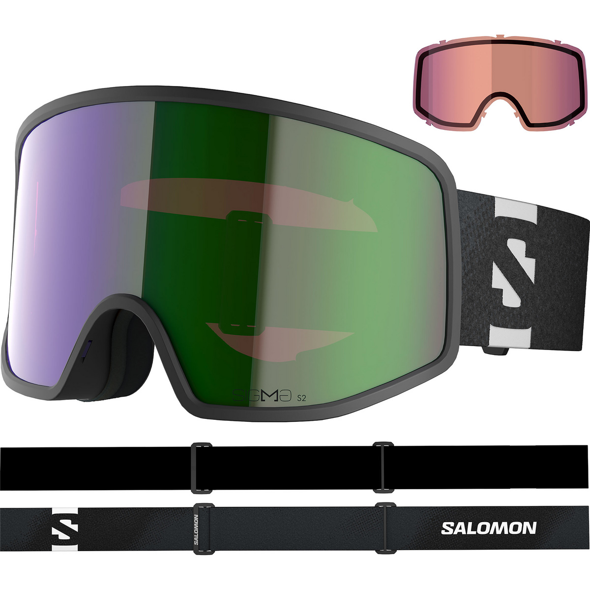 Bild von SALOMON SENTRY PRO SIGMA Schneebrille 2025 black/sigma emerald