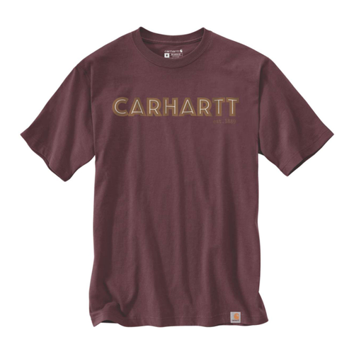 Bild von Carhartt Logo Graphic T-Shirt in Rot – Größe L für Männer