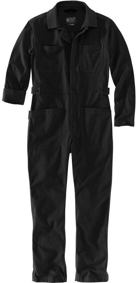 Bild von Carhartt Arbeitsoverall mit Stretch für Damen, Damen Overall Schwarz, Rugged Flex Canvas mit Stretch, und anpassbarer Taille