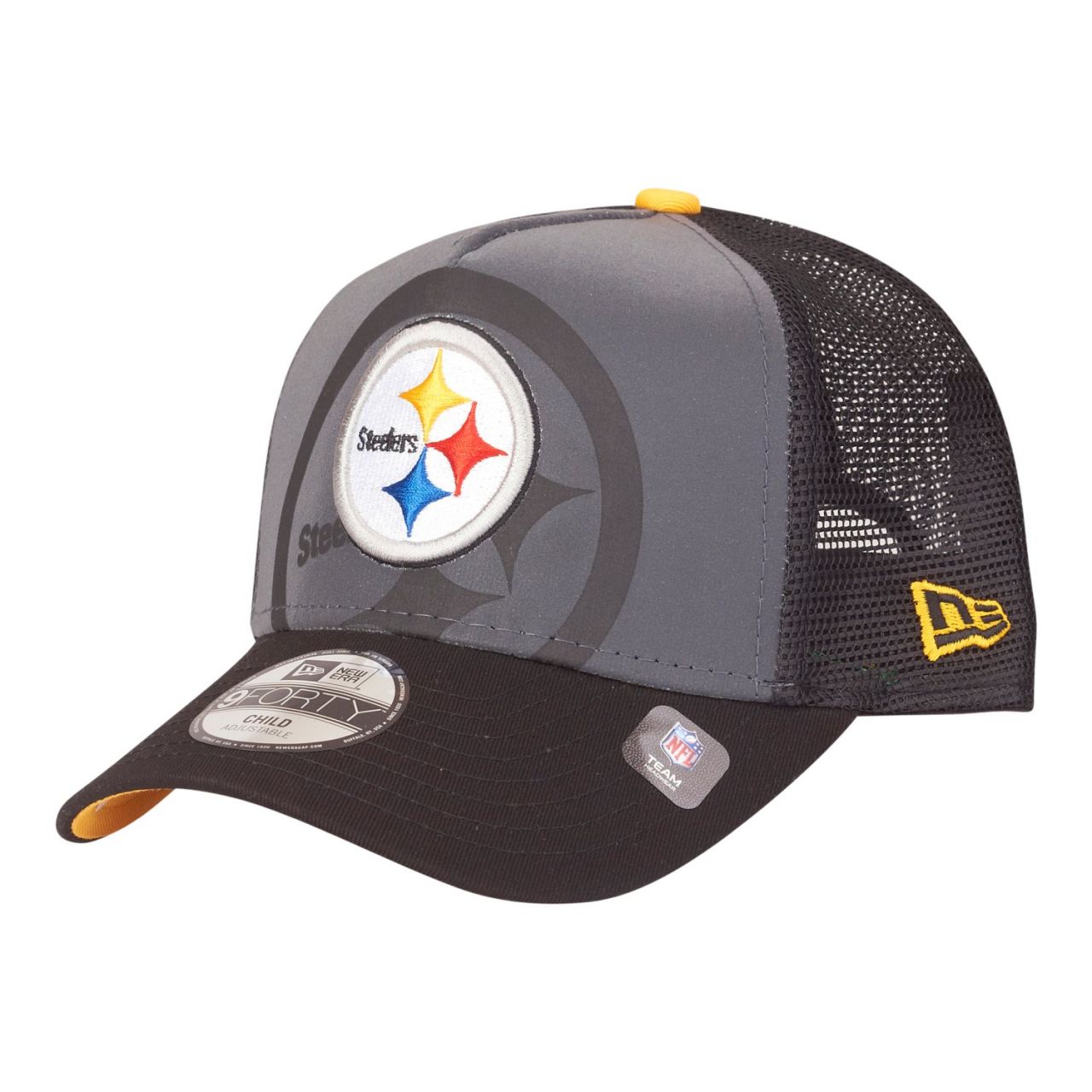 Bild von New Era, Herren, Cap, Aframe Trucker NFL Teams, Schwarz, (53, 52 C, 54 C)