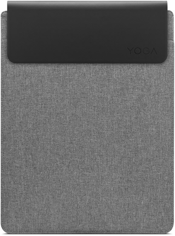 Bild von Lenovo Yoga Laptophülle|16 Zoll|Magnetverschluss|schlank & leicht, aus recycelten Materialien|Separates Zubehörfach|grau