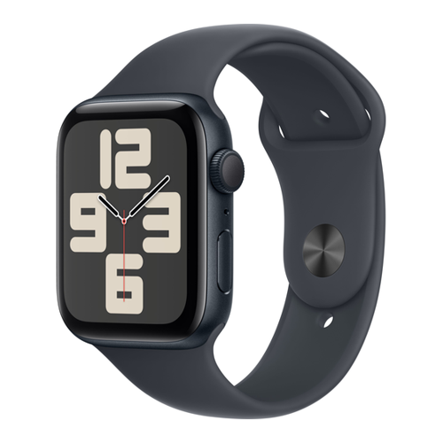 Bild von Apple Watch SE 2024 (44 mm, Aluminium, nur WLAN, M/L), Sportuhr + Smartwatch