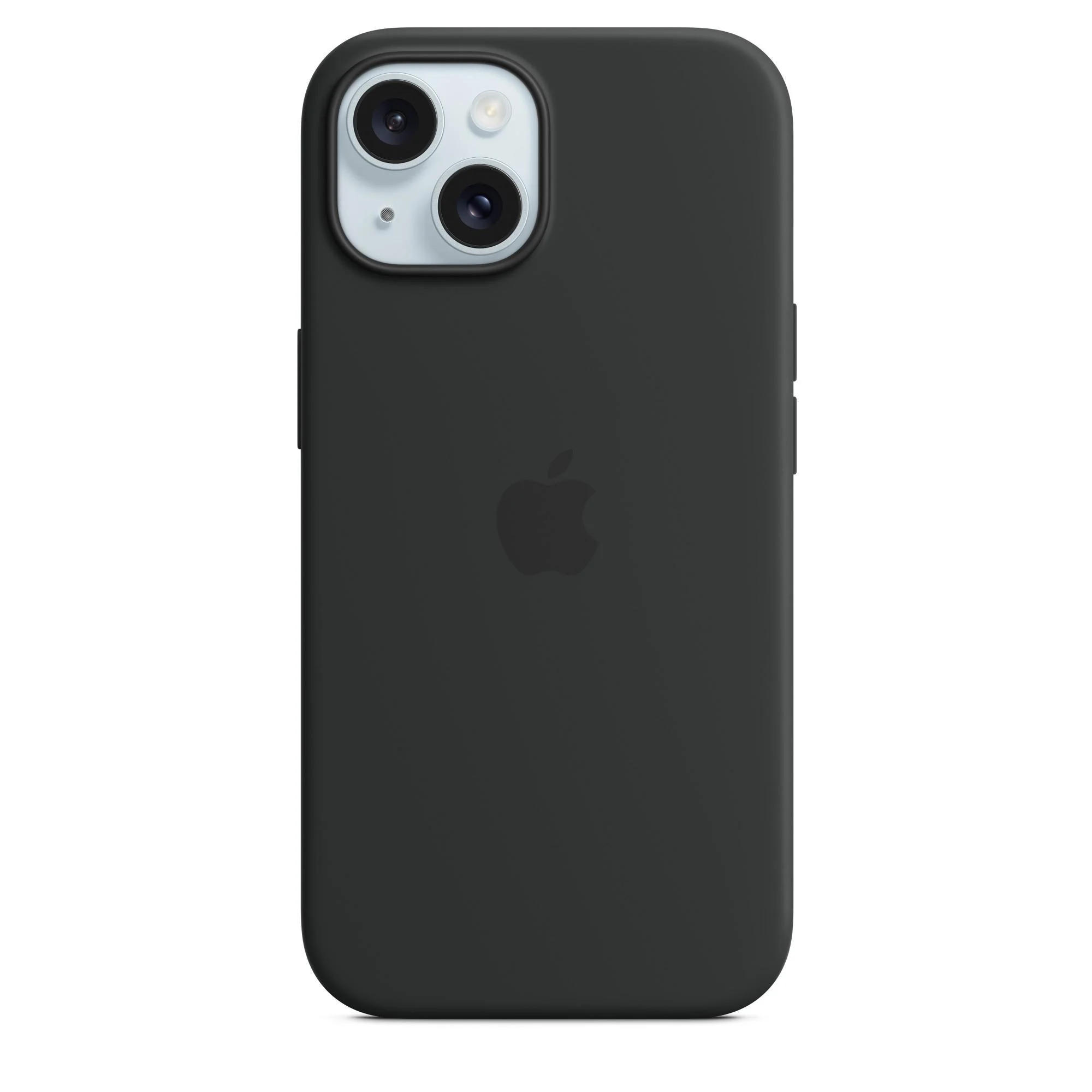 Bild von Apple - Hintere Abdeckung für Mobiltelefon - kompatibel mit MagSafe - Silikon - Schwarz - für iPhone 15 (MXPD3ZM/A)