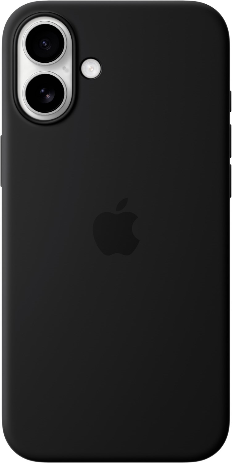 Bild von Apple iPhone 16 Plus Silikon Case mit MagSafe Schwarz, myy93zm/a, Cover, Apple, iPhone 16 Plus