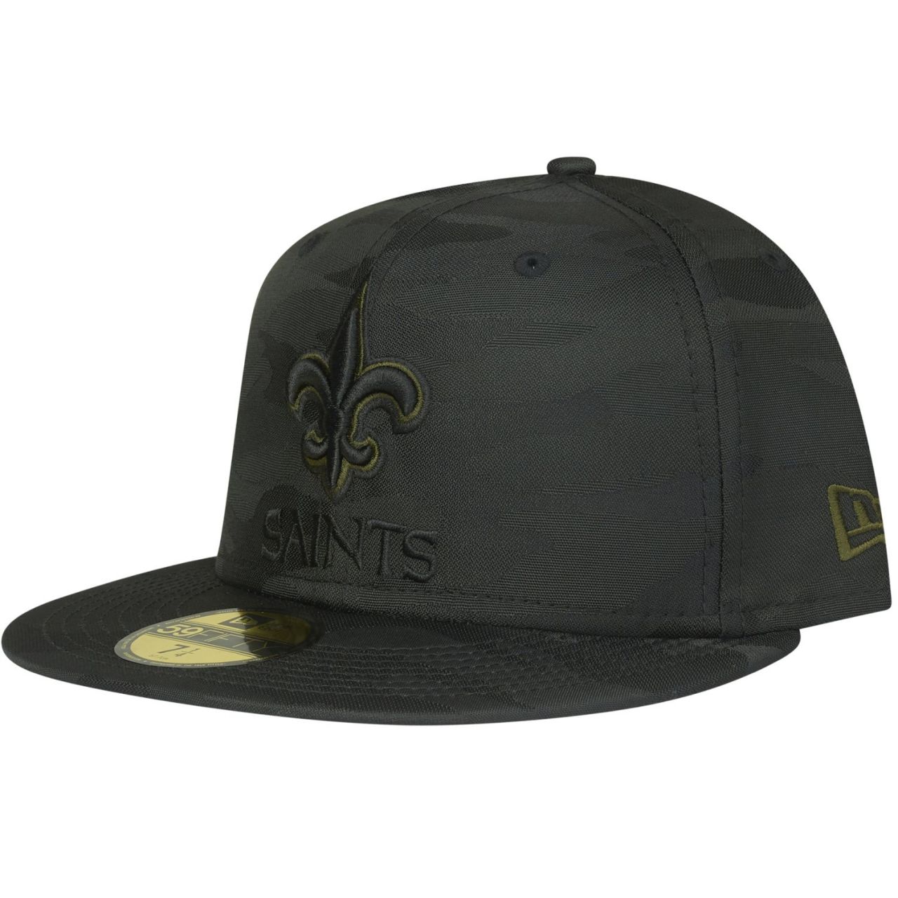Bild von New Era, Herren, Cap, 59Fifty Fitted Cap - NFL New Orleans Saints - 6 7/8, Schwarz, (6 7/8)