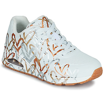 Bild von Skechers UNO - METALLIC LOVE Sneaker mit trendigen Metallic-Print, Freizeitschuh, Halbschuh, Schnürschuh