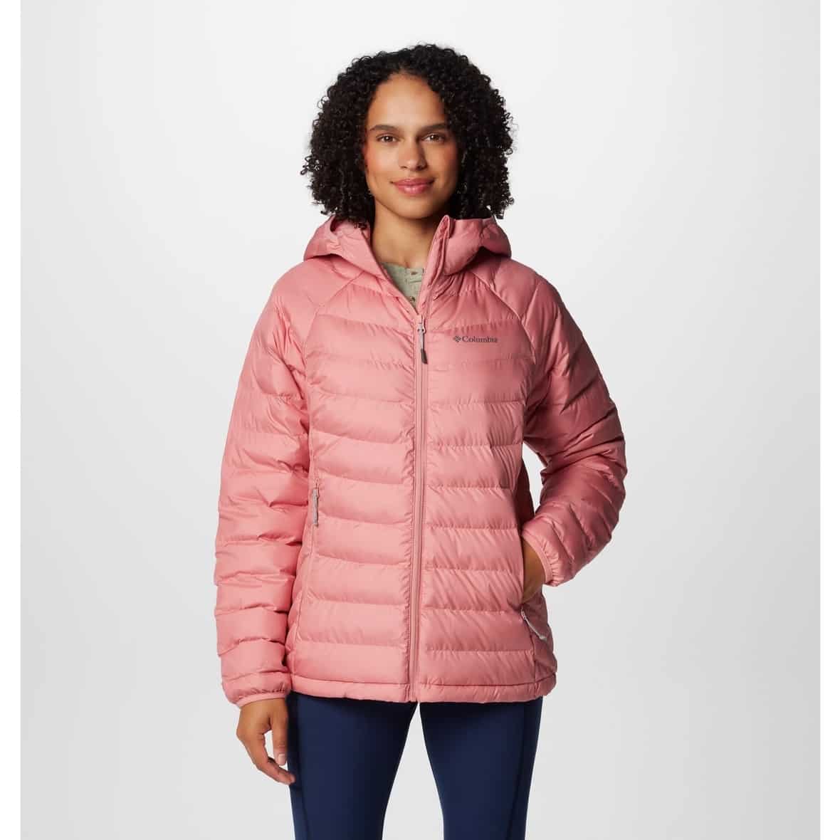 Bild von Columbia Powder Lite II Hooded Jacke Damen (Pink S) Daunenjacken