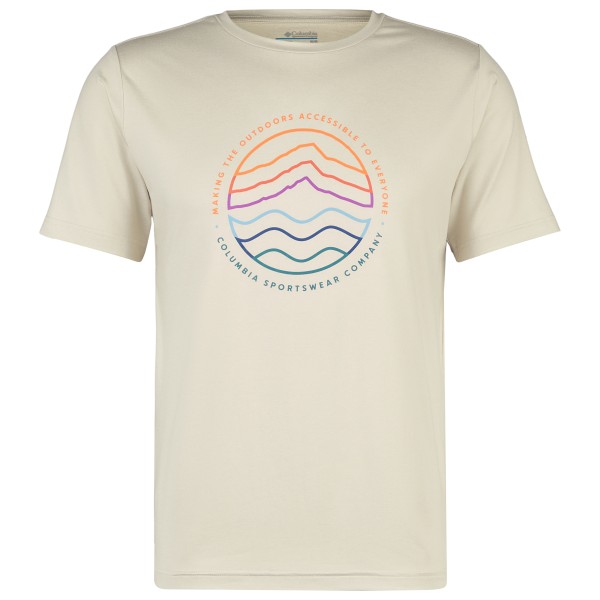 Bild von Columbia - Kwick Hike Graphic S/S Tee - T-Shirt Gr S beige