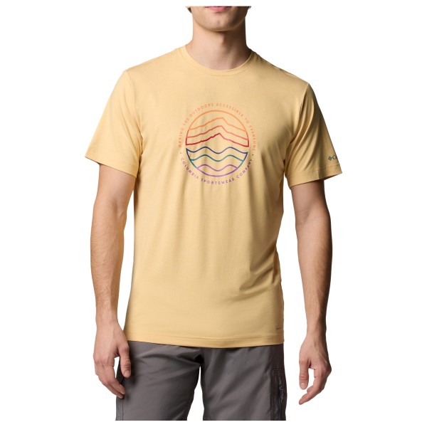 Bild von Columbia - Kwick Hike Graphic S/S Tee - T-Shirt Gr L beige