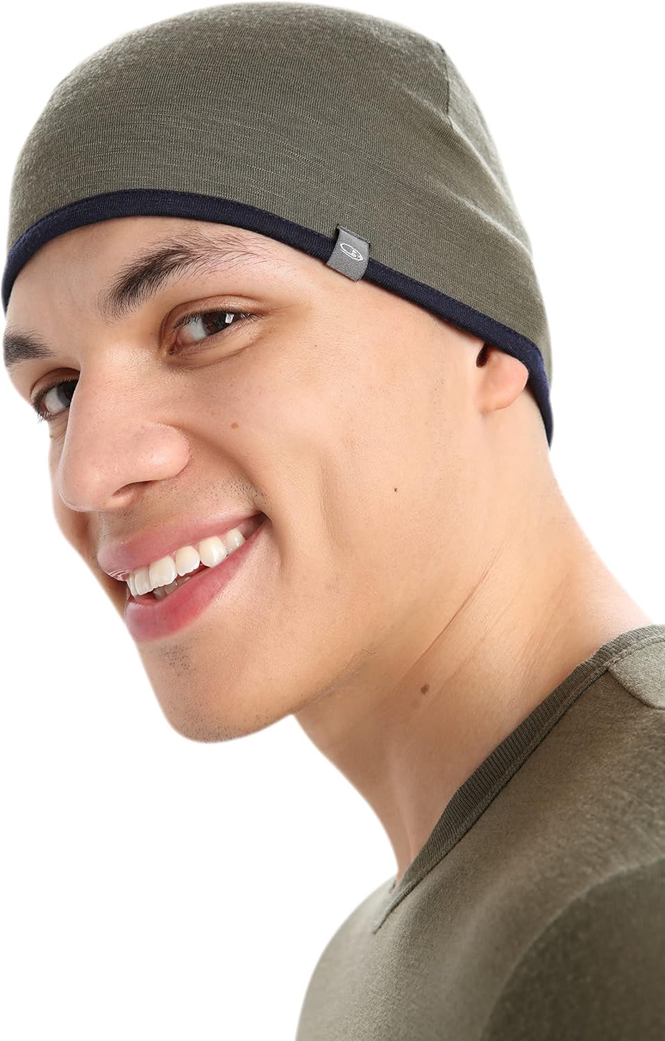 Bild von Icebreaker Merino Unisex Pocket Hat Winter Wolle Beanie Mütze, Loden/Mitternacht, Einheitsgröße