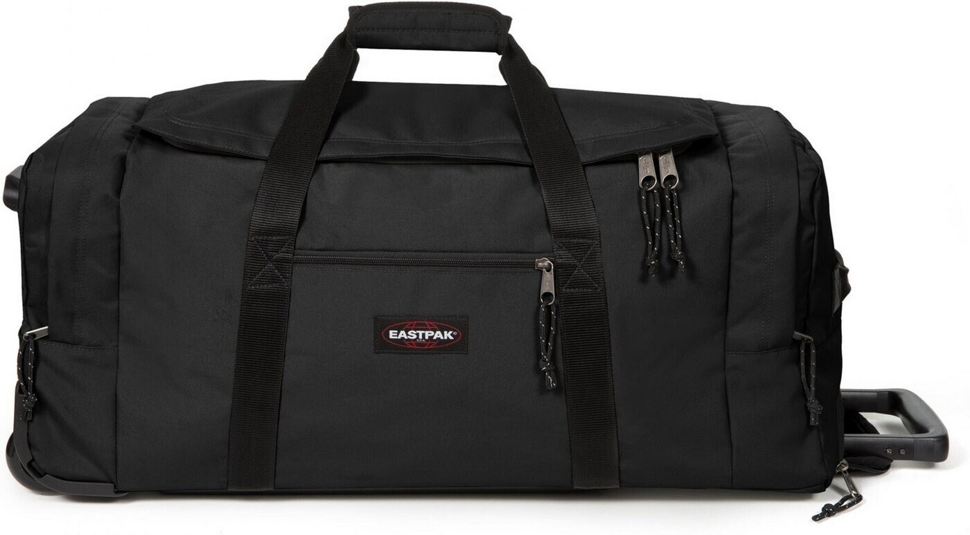 Bild von Eastpak Reisetasche Leatherface L + WHEELED LUGGAGE L Black Denim, 104 Liter Rollkoffer mit Rädern