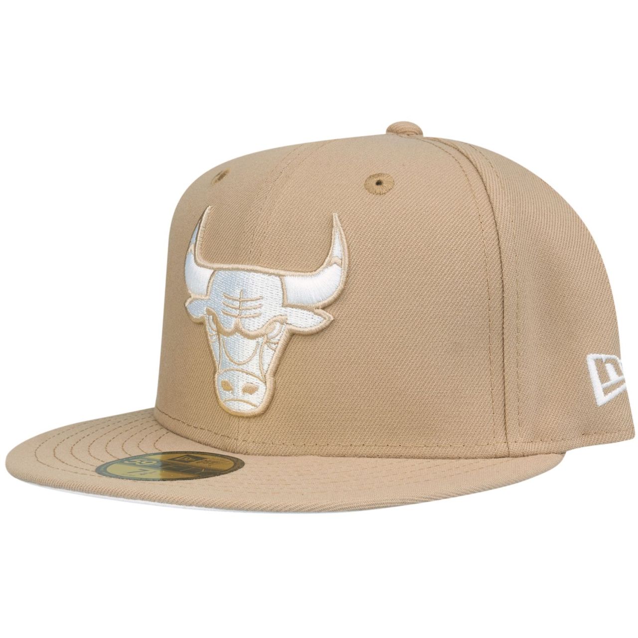 Bild von New Era 59Fifty Fitted Cap - Chicago Bulls camel beige
