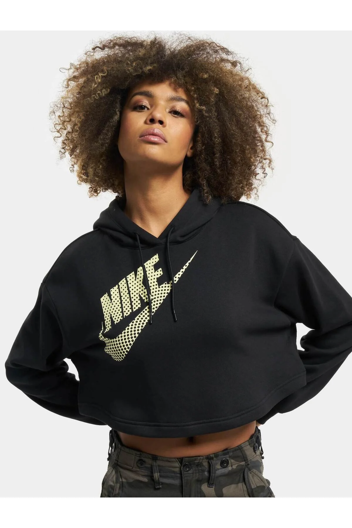 Bild von Nike Sportswear Kapuzensweatshirt W NSW FLC PO HOODIE CROP DNC