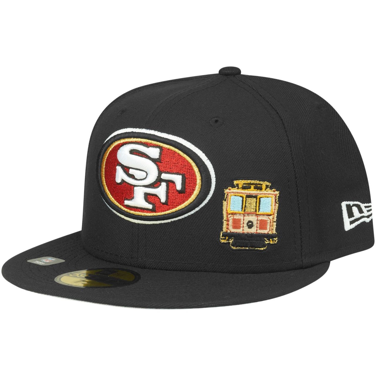 Bild von New Era, Herren, Cap, 59Fifty Cap - NFL CITY San Francisco 49ers - 7 3/4, Schwarz, (7 3/4)