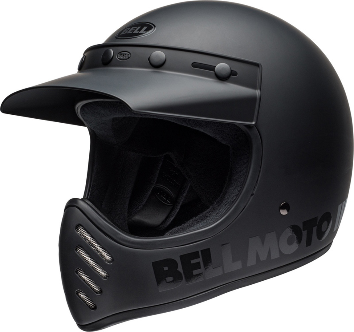 Bild von Bell Moto-3 Classic Motocross Helm, schwarz, Größe XS für Männer