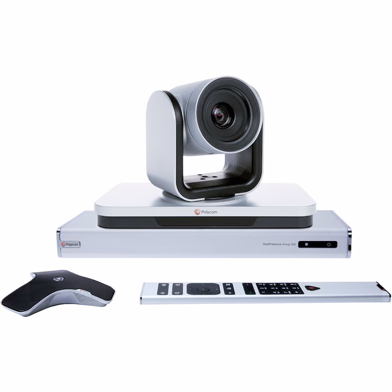 Bild von Poly RealPresence Group 500 Videokonferenzsystem mit EagleEyeIV Kamera
