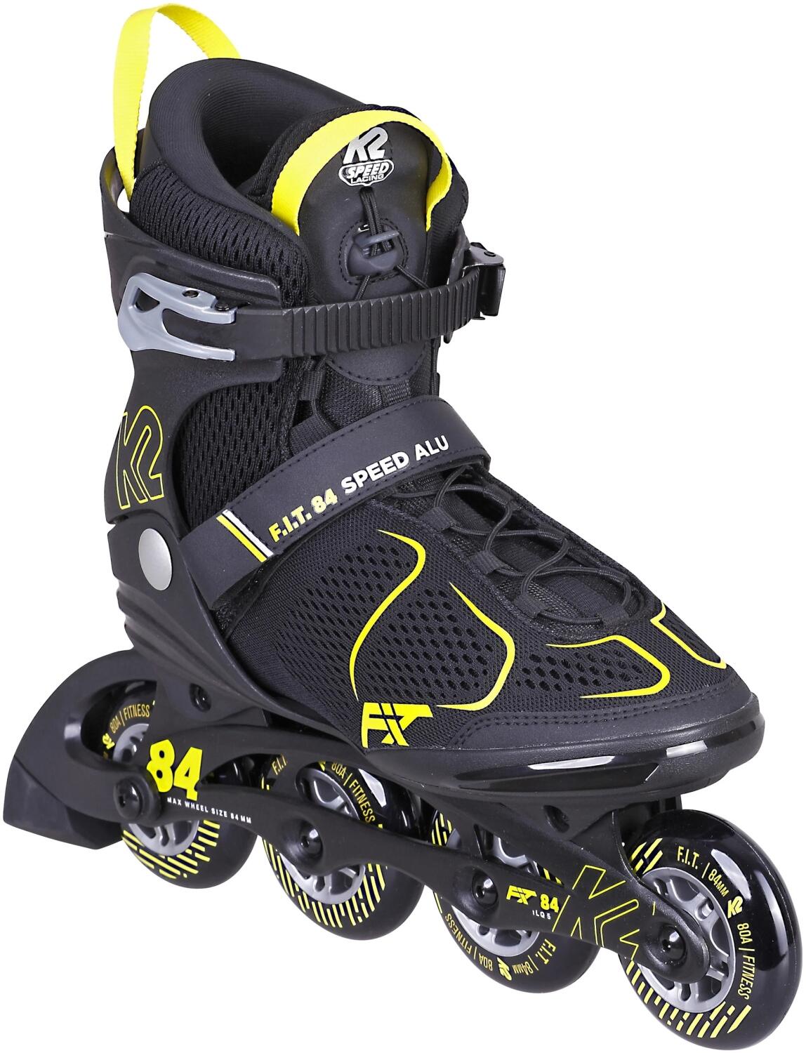 Bild von K2 Skates Herren Inline Skates FIT 84 Speed ALU — Black - Yellow — 30G0837