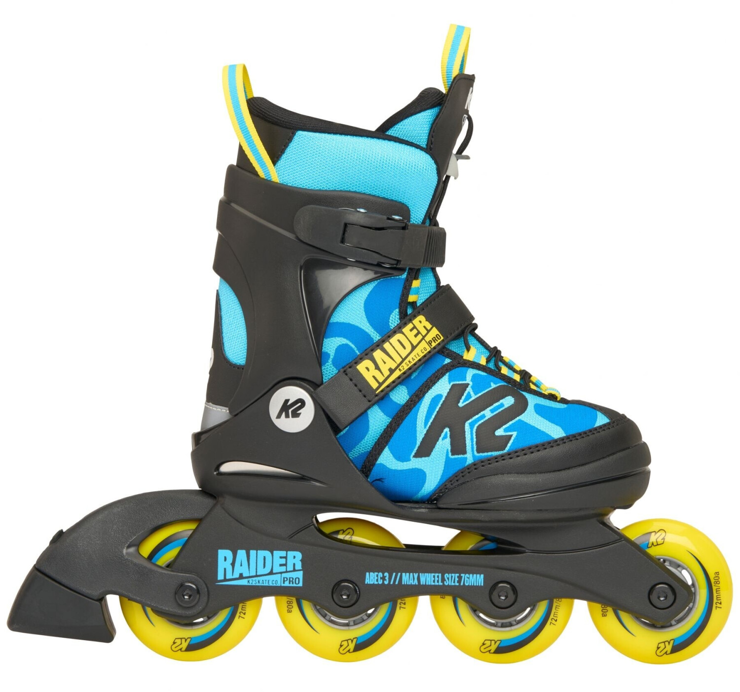 Bild von K2 RAIDER PRO Kids Inline Skate 2025 blue/yellow - 35-40