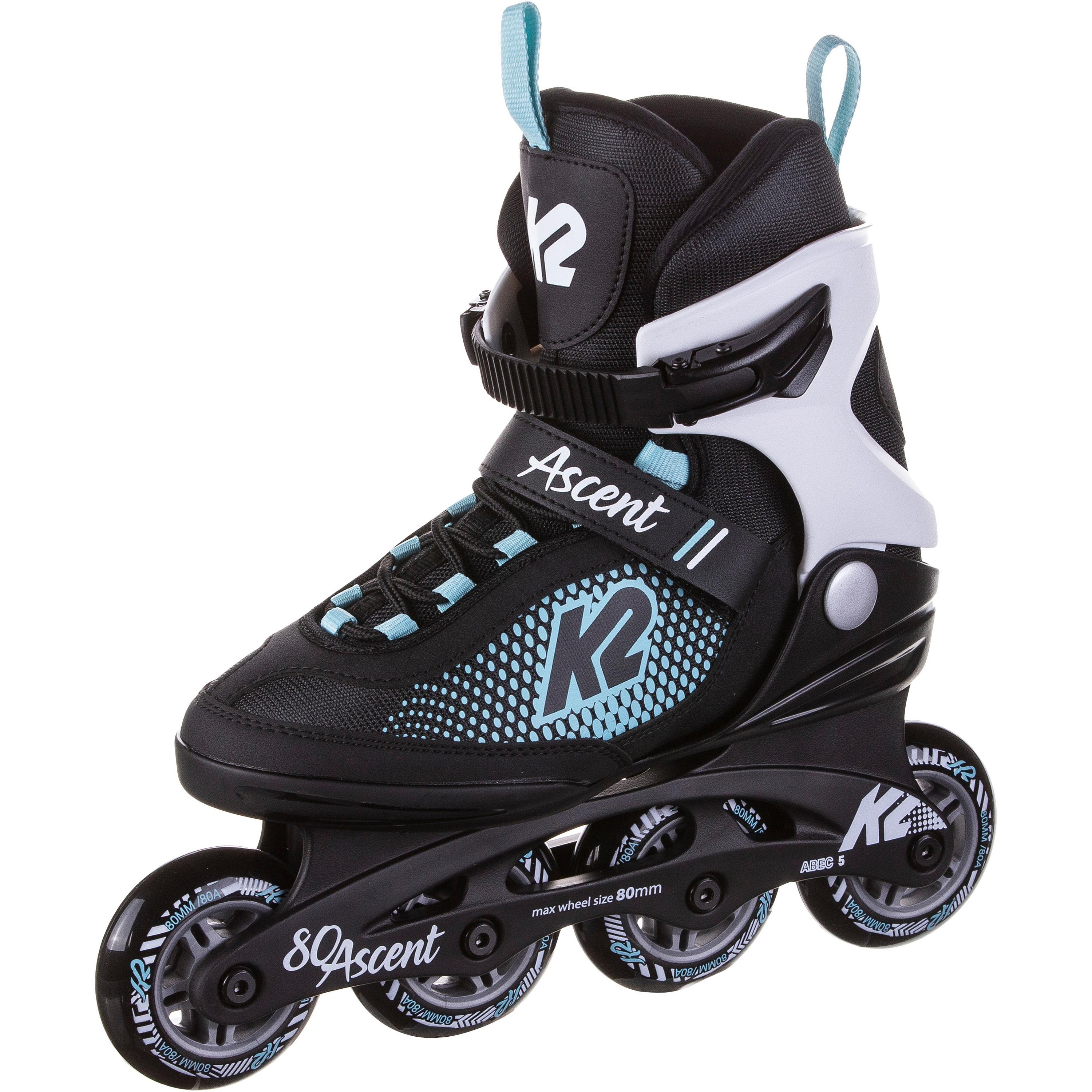 Bild von K2 ASCENT 80 W Inline Skate black/white/turquise - 37