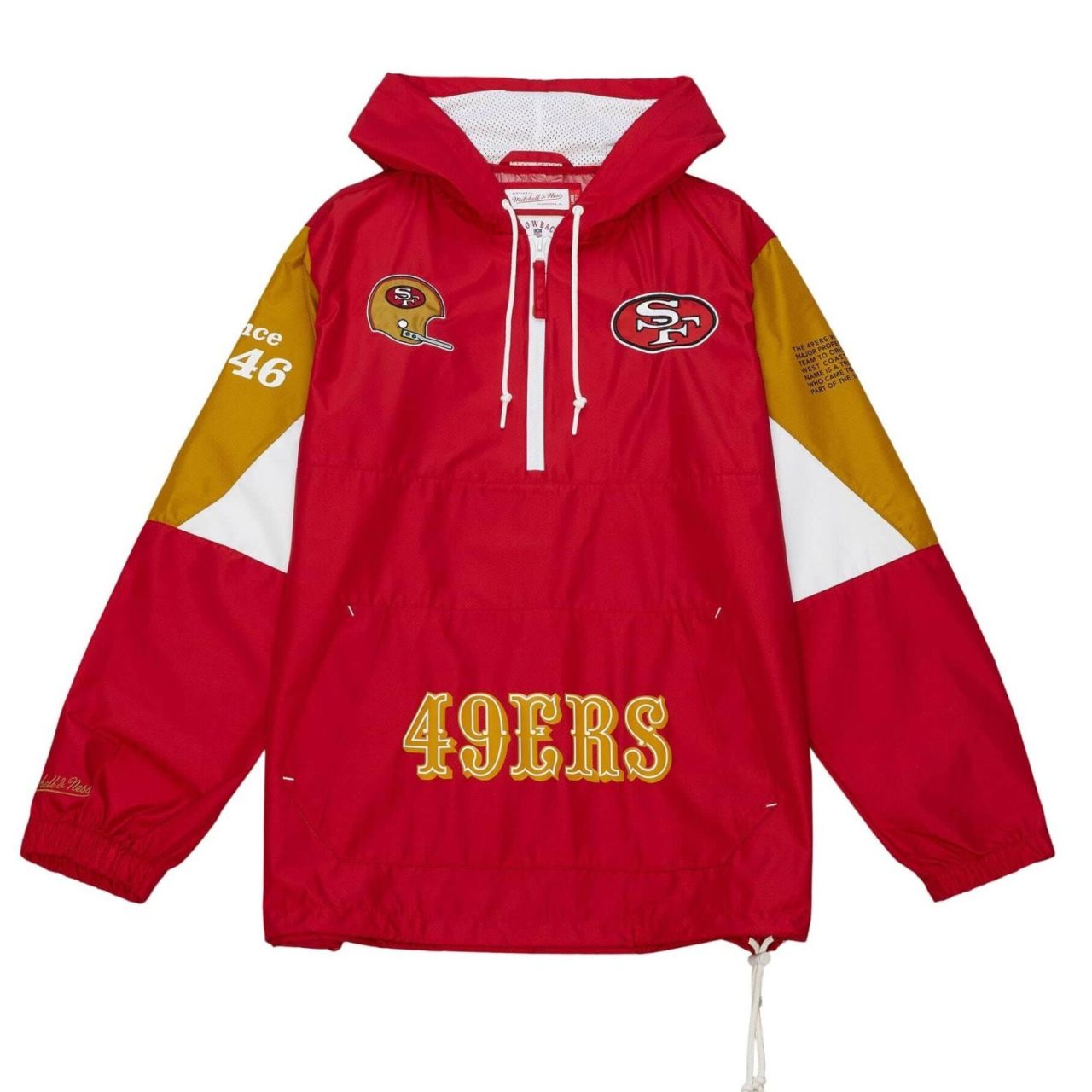 Bild von M&N Windbreaker Anorak Jacke - ORIGINS San Francisco 49ers