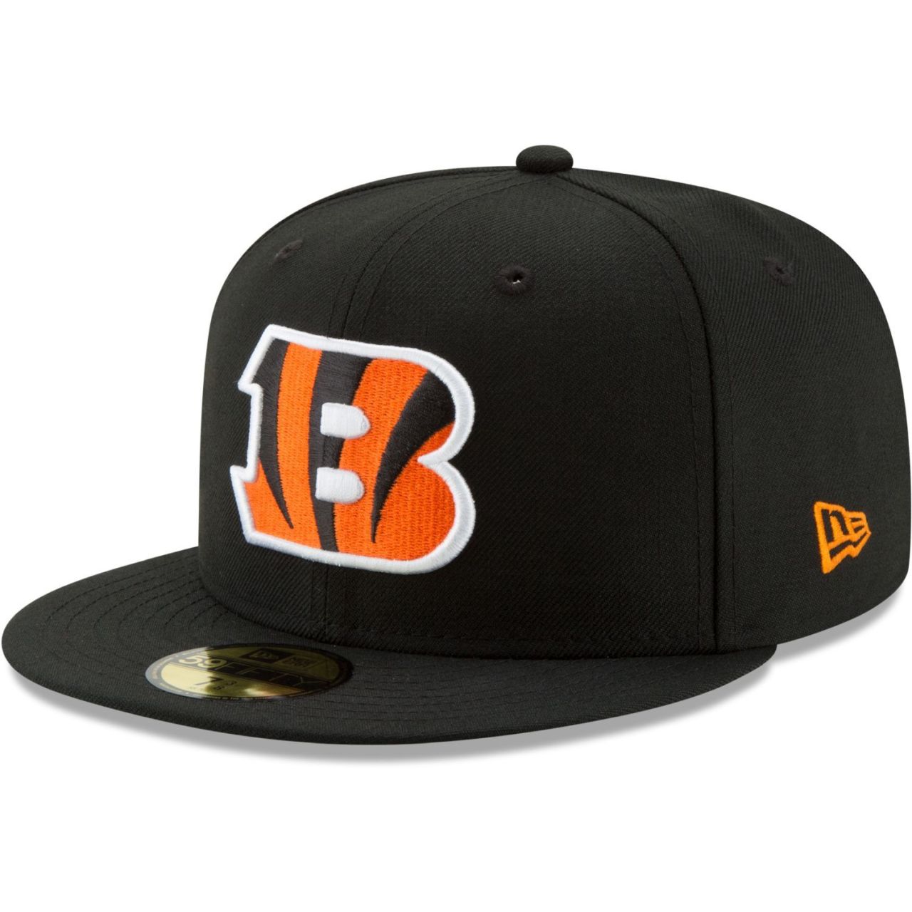 Bild von New Era, Herren, Cap, 59Fifty Fitted Cap - NFL Cincinnati Bengals - 7 1/8, Schwarz, (7 1/8)