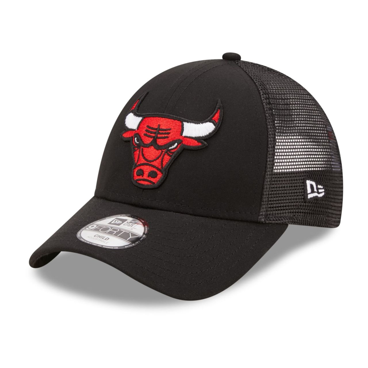 Bild von New Era, Jungen, Cap, 9Forty Kinder Trucker Cap - HOME Chicago Bulls Youth, Schwarz, (55, 56, 54 C)