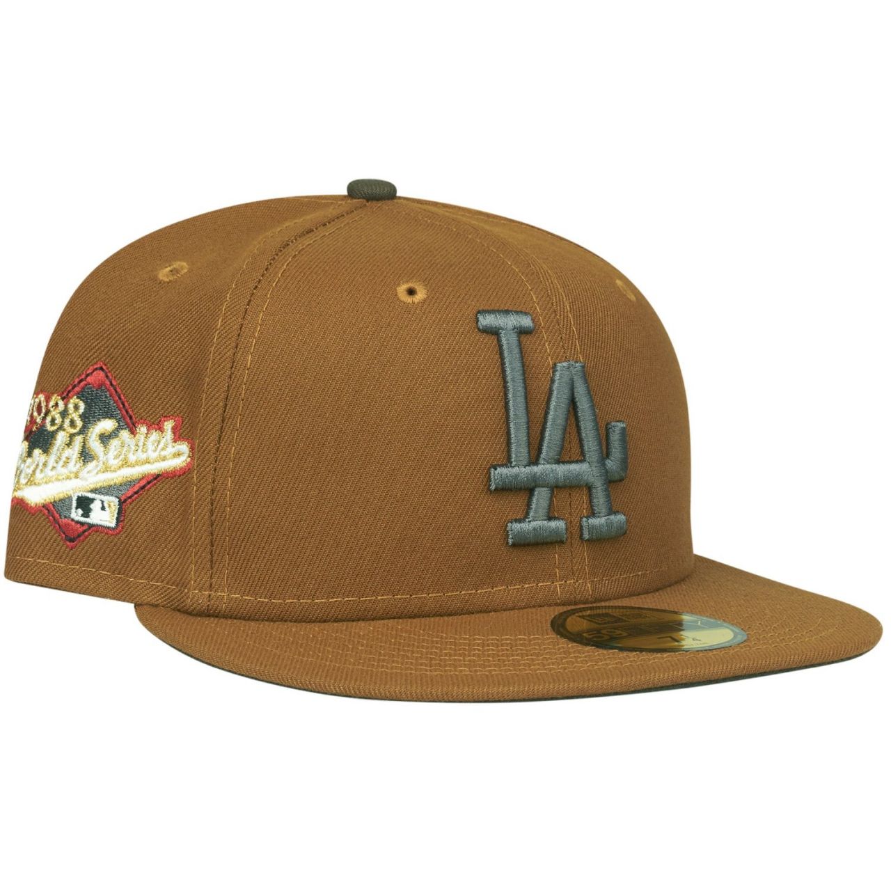 Bild von New Era, Herren, Cap, 59Fifty Cap - WORLD SERIES 1988 LA Dodgers - 7 7/8, Braun, (7 7/8)