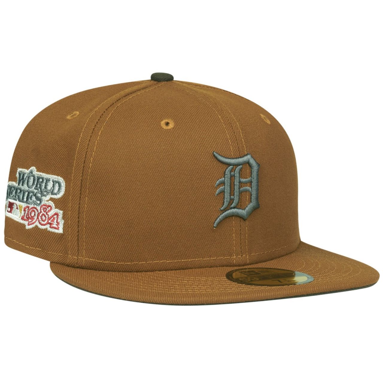 Bild von New Era, Herren, Cap, 59Fifty Cap WORLD SERIES 1984 Detroit Tigers - 7 5/8, Braun, (7 5/8)