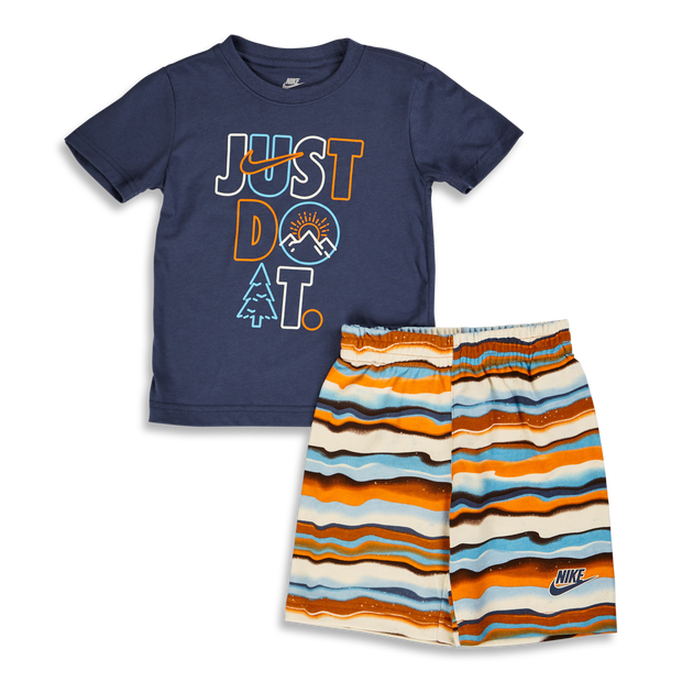 Bild von Nike Outdoor Unisex Trainingsanzüge - Blau - Größe: 86 - 92 CM - Baumwoll-Jersey - Foot Locker