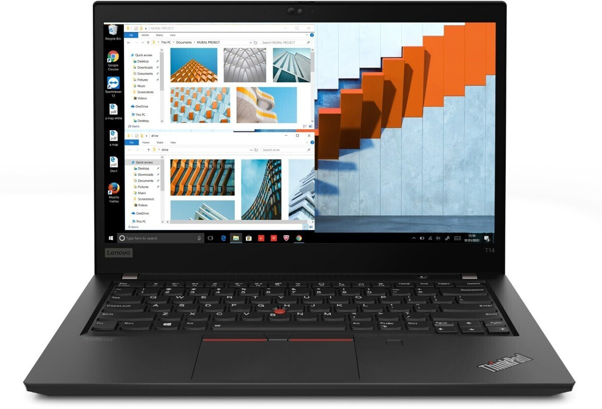 Bild von Lenovo ThinkPad T14 G2 20W000XWGE - 14" FHD IPS, Intel® Core™ i5-1135G7, 8GB RAM, 256GB SSD, Windows 10 Pro