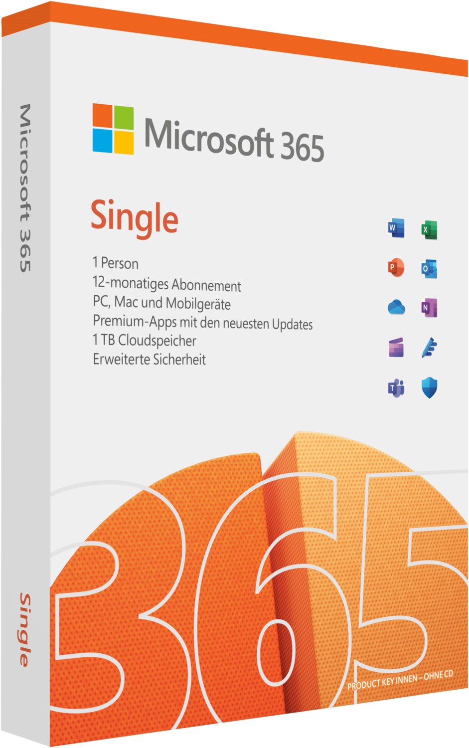 Bild von Microsoft Office 365 Single Vollversion, 1 Lizenz Android, iOS, Mac, Windows Office-Paket