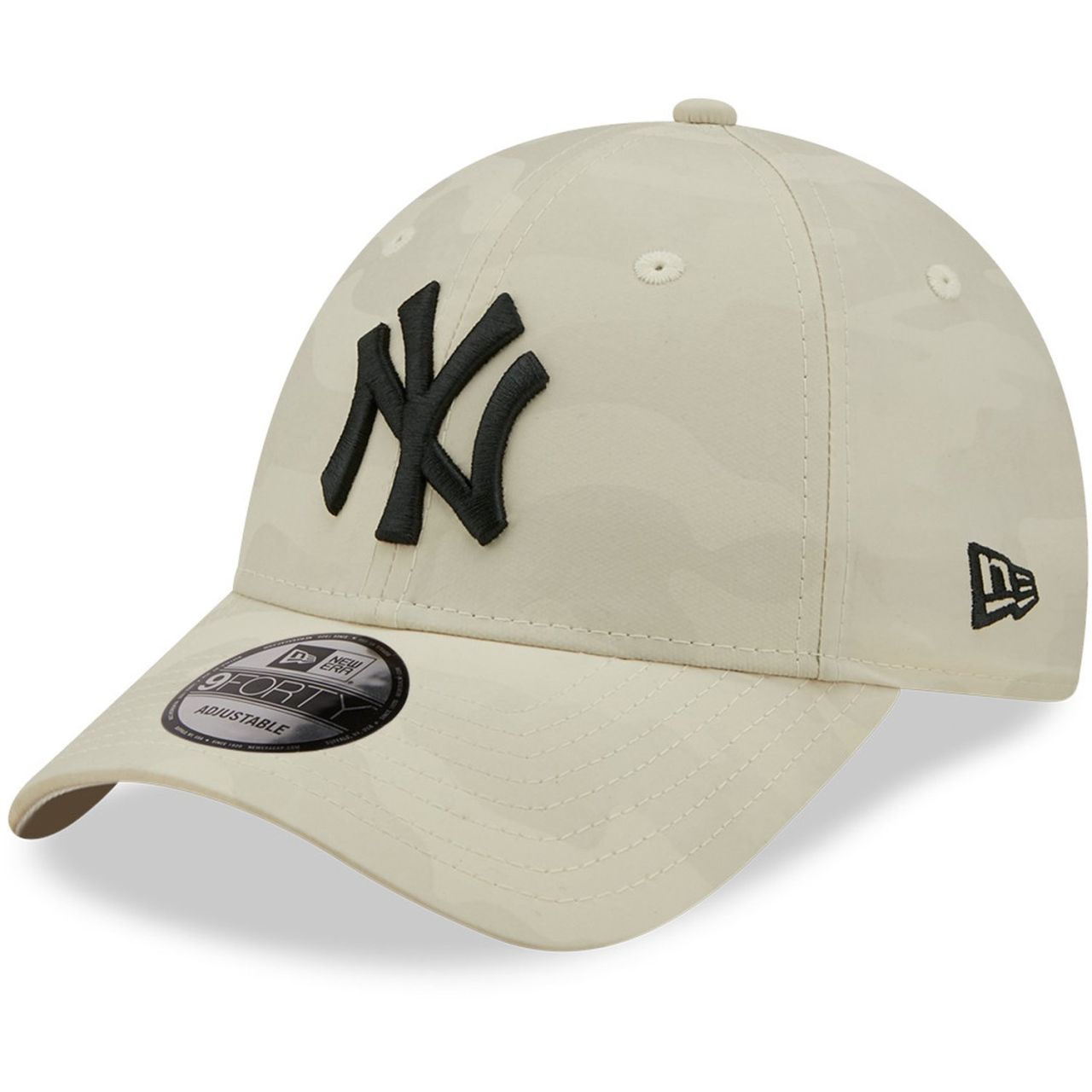 Bild von New Era Baseball Cap 9Forty Strapback New York Yankee white