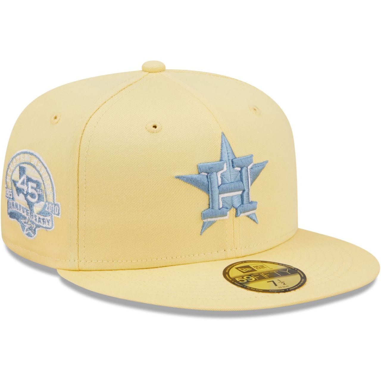 Bild von New Era, Herren, Cap, 59Fifty Cap - COOPERSTOWN Houston Astros - 7 1/2, Gelb, (7 1/2)